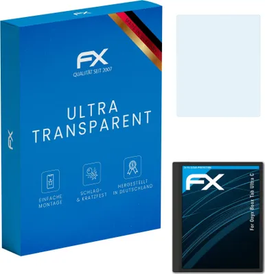 Produktbild von atFoliX FX-Clear 2x Schutzfolie kompatibel mit Onyx Boox Tab Ultra C Displayschutzfolie