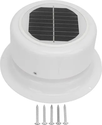 Obrázek produktu pro Ventilátor se solárním pohonem s upevňovacími šrouby Stropní ventilace pro obytný přívěs kempinkový vůz