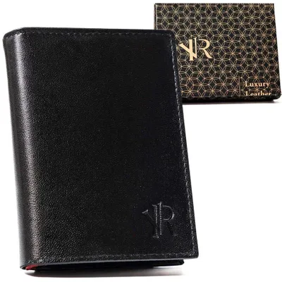 Obrázek produktu pro Rovicky pánská kožená peněženka RFID černá 13,5x10 cm