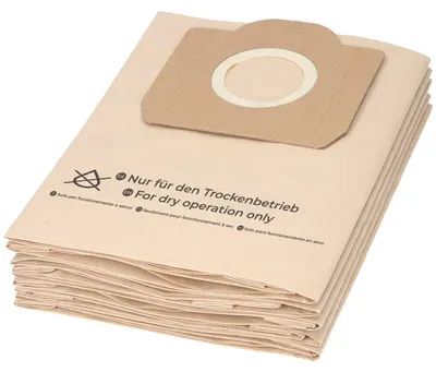 Produktbild von McFilter I 10 Staubsaugerbeutel kompatibel mit Kärcher 6.959-130.0 - passend für Mehrzwecksauger A2604, A2204, A2254, Beutel für Nass- Trockensauger