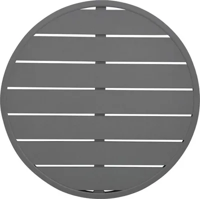 Obrázek produktu pro Bolero tmavě šedá kulatá hliníková deska stolu 580 mm