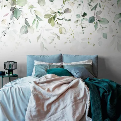Produktbild von A.S. Creation Livingwalls Fototapete The Wall III 399001 Eine Rolle Ein Motiv 371 x 280 cm Grün Blau Weiß