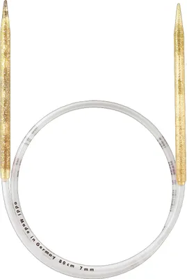 Produktbild von addi Rundstricknadel Champagner : 7,00mm 60cm Durchmesser: 7,00mm Länge cm: 60cm