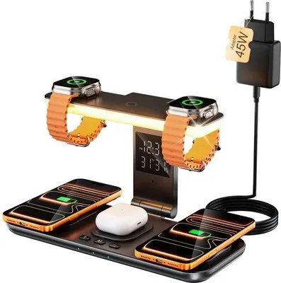 Zdjęcie produktu dla Wielofunkcyjna stacja ładowania 7 w 1 do Apple Watch i innych urządzeń