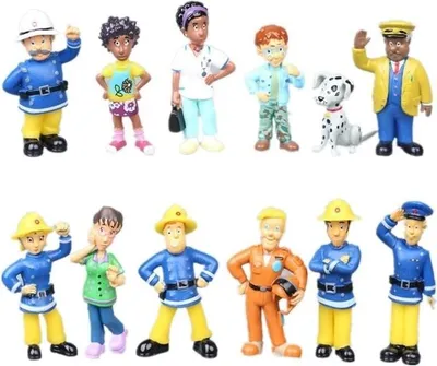 Obrázek produktu pro Figurky Požárník Sam 12 Ks.