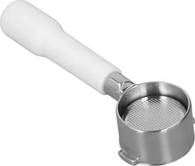 Obrázok produktu pre 51mm 2 Ear Portafilter Coffee Bottomless Portafilter Filter Handle Náhradný filter pre kávovar ECO310 C2 Style Plastic White