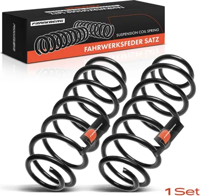 Image de Frankberg 2x Ressort de Suspension Essieu Arrière pour VW Polo 9N 1.2L 1.4L 1.9L 2001-2009