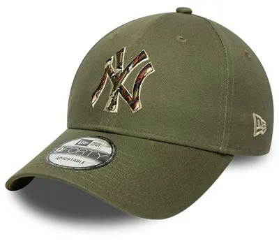 Produktbild von New Era MLB 9FORTY Outline Camo Cap New York Yankees green