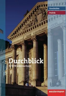Produktbild von Durchblick Geschichte und Politik 9/10. Schülerband. Realschule. Niedersachsen