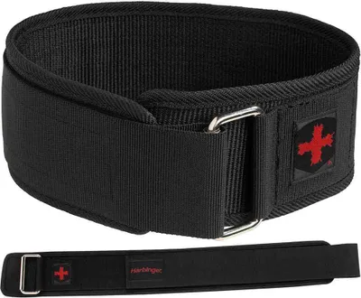 Produktbild von Harbinger Nylon Belt, Gewichthebegürtel, Erwachsener, Männlich, Schwarz, Rot, Nylon, S