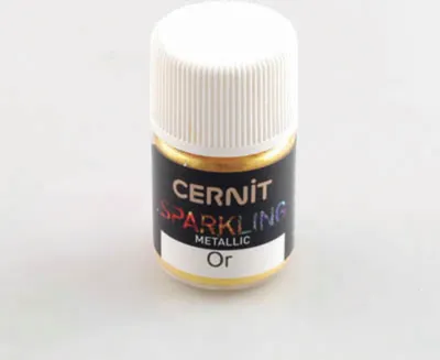 Produktbild von Cernit 6x Sparkling 5g, Metallic Pigmentpulver, Gold - Gold CE6100005050C