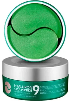 Obrázok produktu pre MEDI-PEEL - Hyaluron Cica Peptide 9 Ampoule Eye Patch - Hydroglov on nplasti s peptidmi a zijskm puponkom - 60 ks / 90 g