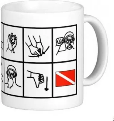 Produktbild von Tasse Tauchzeichen