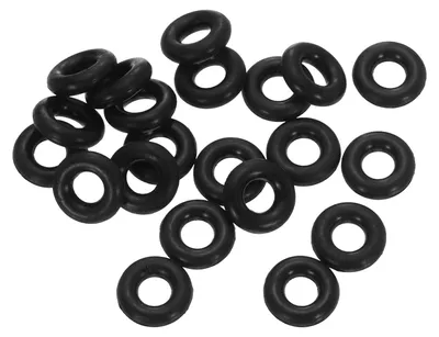 Silikon-O-Ringe 50 Stk. 11x4,8x3,1 mm schwarz