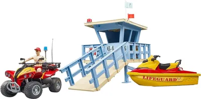 Zdjęcie produktu dla Bworld Life Guard Station Mit Quad U.
