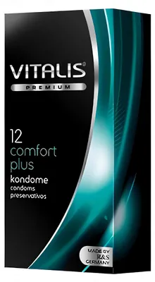 Produktbild von VITALIS Kondome Pack XL | Nennbreite 57 mm | Gefühlsechte transparente Kondome extra groß | 100 Premium mit Gleitmittel auf Silikonbasis