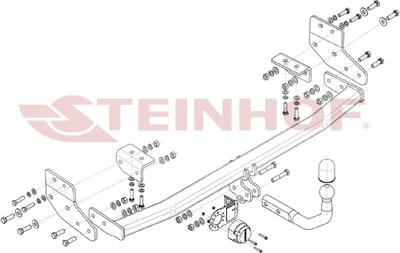 Produktbild von Z546147 Anhängerkupplung passend für CHRYSLER PT Cruiser 2000-2010 starr