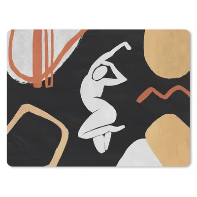 Produktbild von MuchoWow® Mauspad Mousepad Kunst - Abstrakt - Menschen 23x19 cm - Mousepads - Maus Mat - Pad - Mausunterlage - Schreibtischunterlage - Mauspad