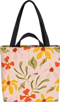 Produktbild von VOID Marienkäfer Blumen Wiese Tasche 33x33x14cm,15l Einkaufs-Beutel Shopper Einkaufs-Tasche Bag