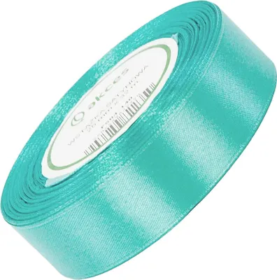 Zdjęcie produktu dla Wstążka satynowa turkusowa 25mm - 32mb