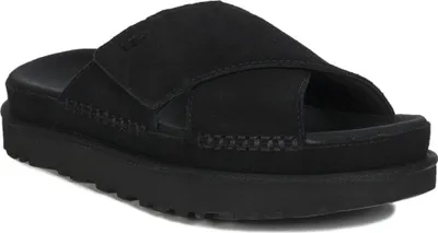 Produktbild von UGG Goldenstar Cross Slide 1137910-BLK, Badelatschen, Damen, Schwarz