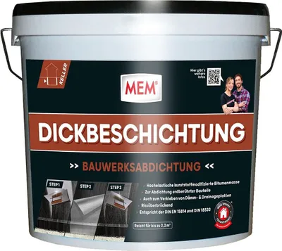 Produktbild von MEM Bitumen Dickbeschichtung 12 l