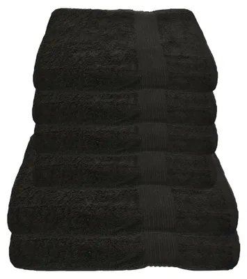 Produktbild von Julie Julsen Handtuch Set Schwarz,Set:6 tlg. 2 Bade- 4 Handtücher