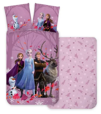 Immagine prodotto di Disney Frozen 2 Anna Elsa Olaf biancheria da letto per bambini 100 x 135 cm