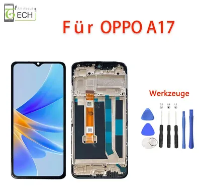 Produktbild von Für Oppo A17 CPH2477 LCD Display mit Rahmen Touchscreen Bildschirm