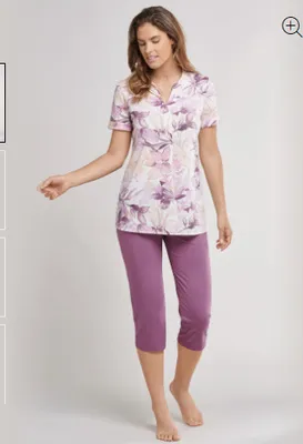 Produktbild von Schiesser Damen Pyjama Schlafanzug Gr. 42