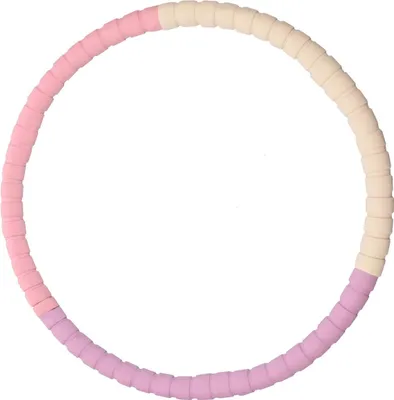 Obrázek produktu pro Měkký hula hoop obruč, 50 kusů, gymnastická obruč, růžová, 1 kus.