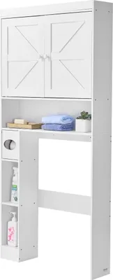 Immagine prodotto di Mobile da bagno sopra WC con ripiano regolabile bianco 67,4"