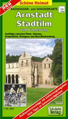 Produktbild von Radwander- und Wanderkarte Arnstadt, Stadtilm und Umgebung