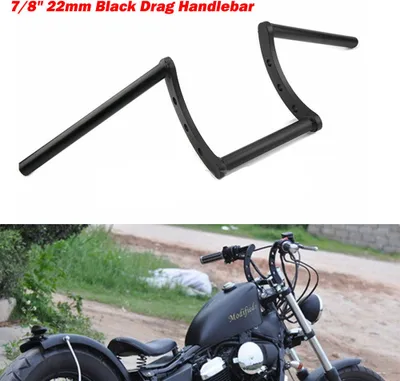 Image de barre de traction en Z 7/8' 22mm pour Honda noir
