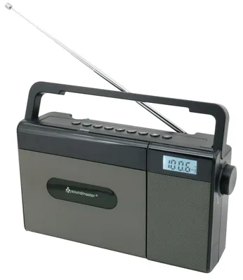 Obrázok produktu pre Soundmaster RCD1170SW, Cestovné, Analóg, FM, 2,5 W, 3,5 mm, Šedá