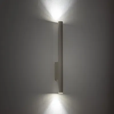 Obrázek produktu pro Nástěnné svítidlo FOURTY, šedé, 2xGU10x10W, kov, rozměry: 60x4x7,5 cm, IP20, Nowodvorski Lighting