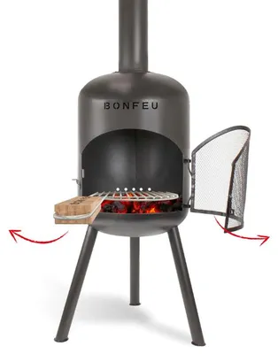 Produktbild von BonFeu BonBono – Schwarzer Gartenofen