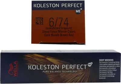 Produktbild von Wella Koleston Perfect Me+ Deep Browns, Braun, 6/74, Unisex, 60 ml, Alle Haare, Glanz