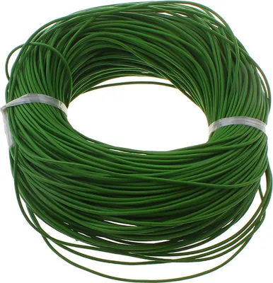 Produktbild von 10m Lederband rund ø  1 o. 2mm Farbwahl Lederriemen Lederschnur Rindslederschnur