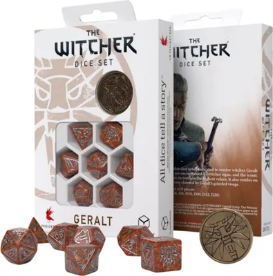 Immagine prodotto di Set di dadi di The Witcher. Geralt - L'uccisore di mostri