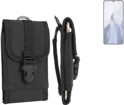 Produktbild von K-S-Trade Holster Handy Hülle kompatibel mit Oukitel C51 Holster Handytasche Gürtel Tasche Schutz Hülle Robust Outdoor schwarz
