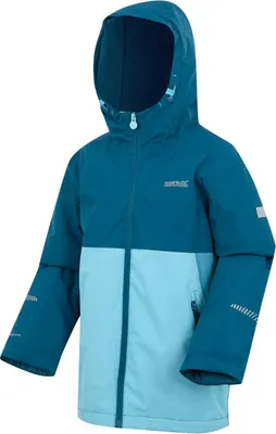 Produktbild von Regatta Winterjacke Hillain warme gefüttert und wasserdicht, Farbe:Blau, Kinder Größen:158