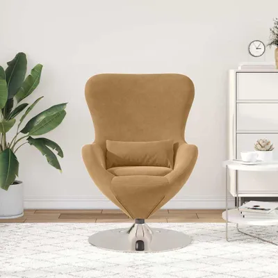 Produktbild von Möbel Fernseh- & Relaxsessel - Braun - CLORIS Eiersessel Braun Samt,13.4 Kg - 171412