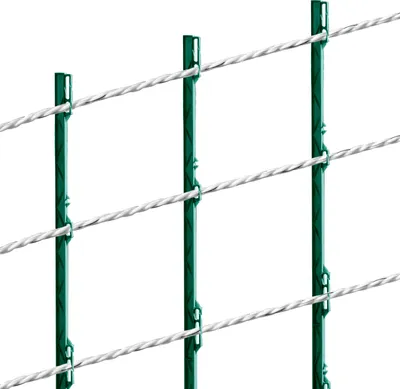 Image de SucceBuy Fil pour clôture électrique, 656 pieds 200 m de fil polyéthylène portable, 1/4 de pouce de diamètre, 6 brins d'acier inoxydable pour une conductivité fiable et une résistance aux UV