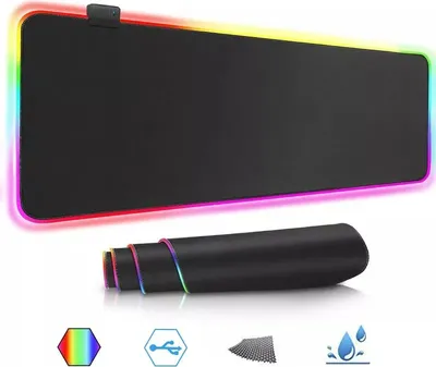 Produktbild von DSJ Gaming RGB LED XXL Mauspad 80x30 cm