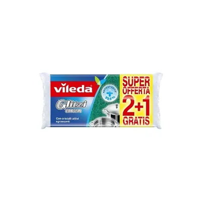 Produktbild von Vileda Glitzi Crystal 2+1Stk. Grün Mittel 139924