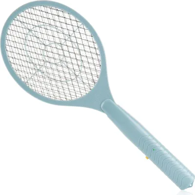 Produktbild von com-four® Elektrische Fliegenklatsche - Insektenvernichter - Fliegenfalle in Schläger-Form - batteriebetriebene Insektenfalle [Auswahl variiert]