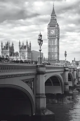 Zdjęcie produktu dla London Art Print Zdjęcie - Big Ben i Most Westminsterski (120 x 80 cm)