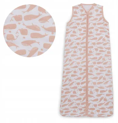 Produktbild von jollein Baby Musselin Schlafsack Sommerschlafsack, Länge:70 cm, Farbe:Zartrosa