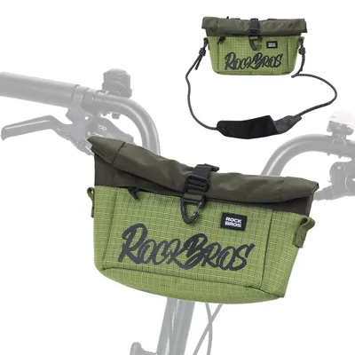 Produktbild von ROCKBROS Lenkertasche Erweiterbar Robuste Multifunktionale Fahrradtasche 1,8-2,7L für Flatrad und Brompton